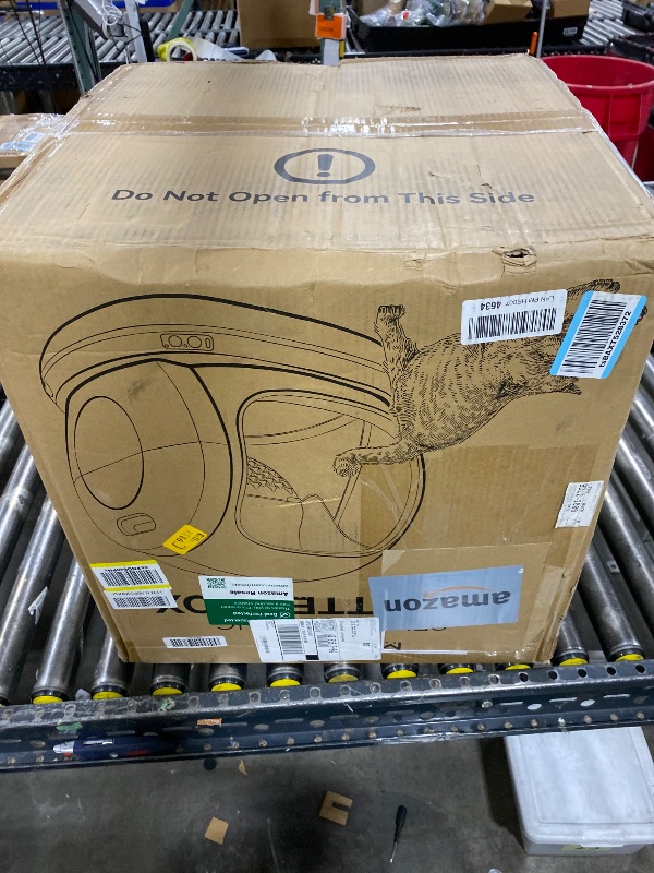 Photo 1 of Meowant Self-Cleaning Cat Litter Box, 75L, Yellow