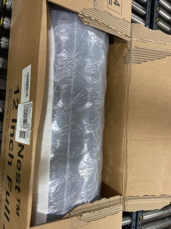 Photo 1 of 12 Inch Full XL Mattress, Upgraded 7-Zone Support Hybrid Full XL Size Mattress In A Box with Cooling Gel Memory Foam & Pocket Coils for Back Pain Relief, 365-Night Trial, 10-Year Warranty, Medium Firm