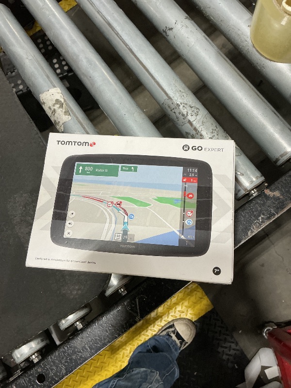 Photo 1 of TomTom Truck GPS GO Expert, 7 Inch HD Screen, with Custom Truck Routing and POIs, Traffic Congestion Thanks to TomTom Traffic, World Maps, Live Restriction warnings, Quick Updates via WiFi