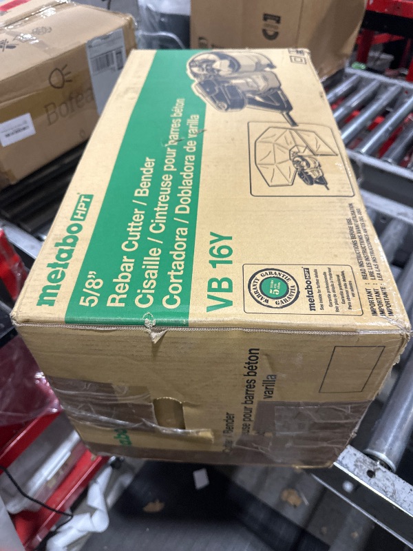 Photo 1 of Metabo HPT VB16Y Rebar Bender and Cutter