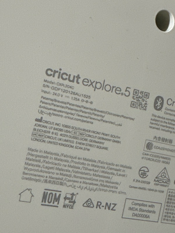 Photo 1 of Cricut Explore 5 Essential Bundle Smart Cutting Machine