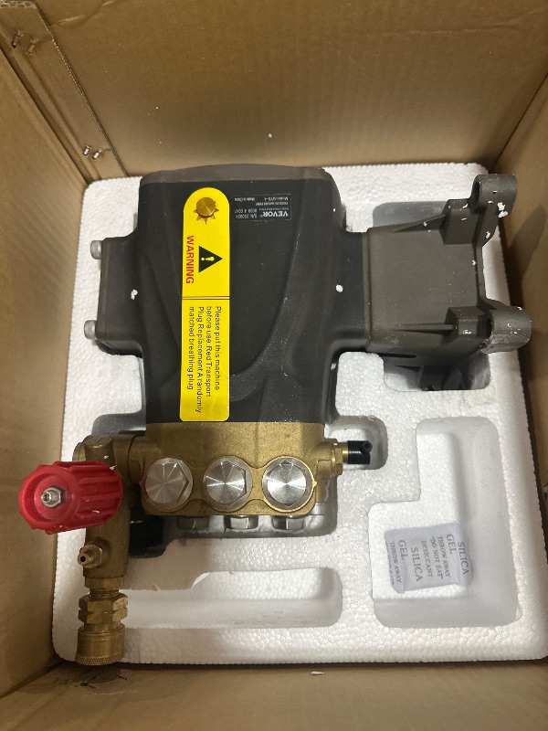 Photo 1 of VEVOR Pressure Washer Pump 4400 PSI 4.0 GPM 1" Shaft