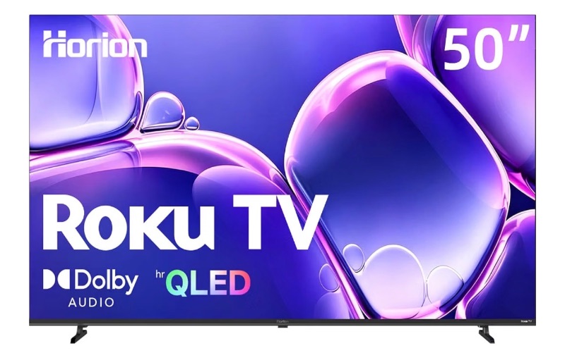 Photo 1 of HORION 50 Inch 4K UHD Smart Roku TV, Direct LED with 5000:1 Contrast