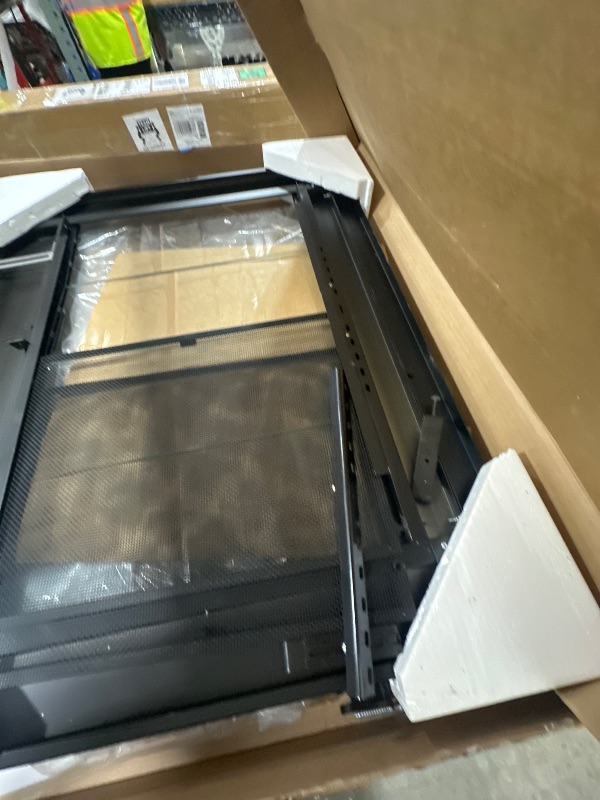 Photo 1 of Pleasant Hearth Ascot Fireplace Glass Door - for Masonry Fireplaces, Small, Black, Model Number AT-1000