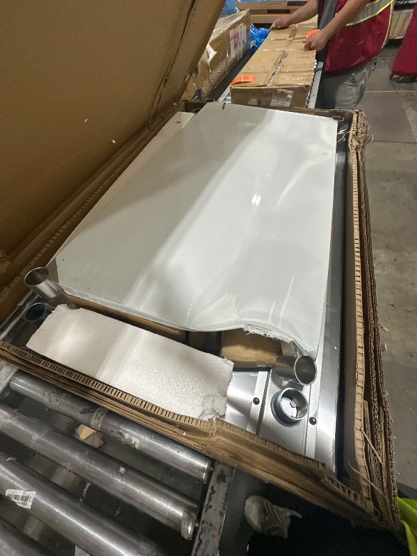 View 2 of HARDURA Stainless Steel Table with Wheels 30X48 Inches, 2" Backsplash