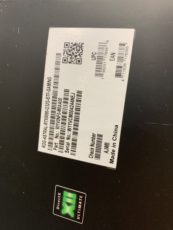 Photo 1 of ASUS ROG Astral GeForce RTX 5090 BTF OC Gaming Graphics Card