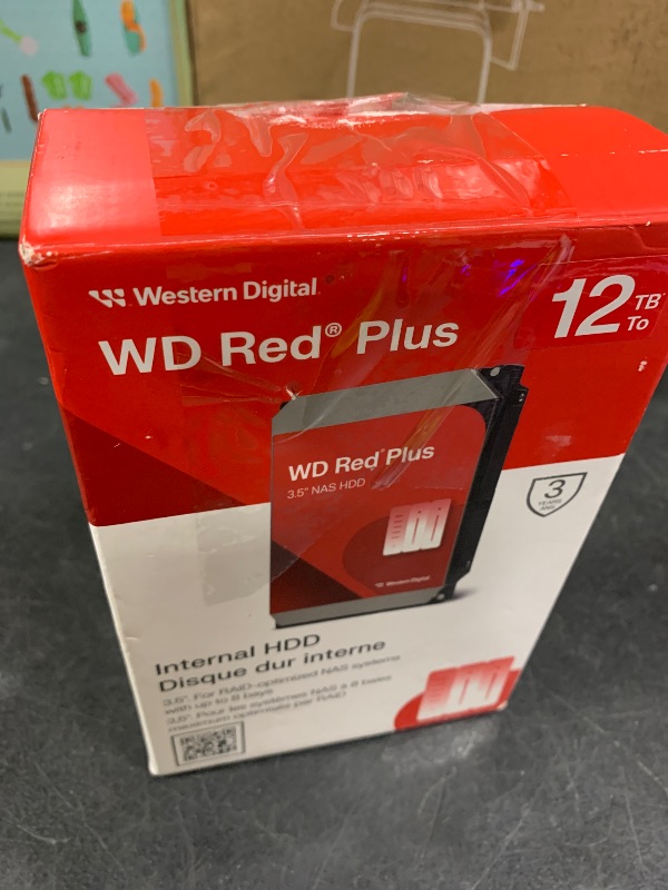 View 4 of Western Digital 12TB WD Red Plus Internal Hard Drive