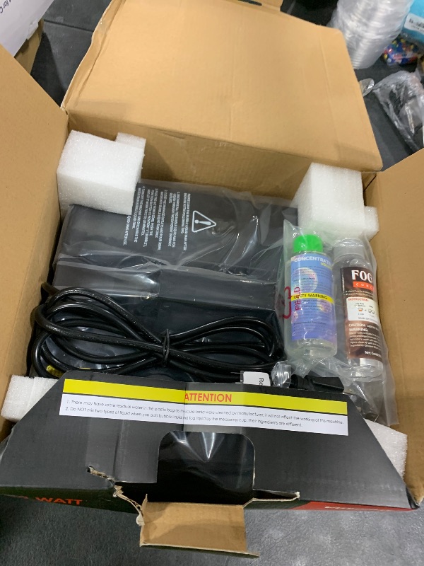 Photo 1 of Wisdomlit Fog Bubble Machine, 2-in-1 Smoke Bubble Blower