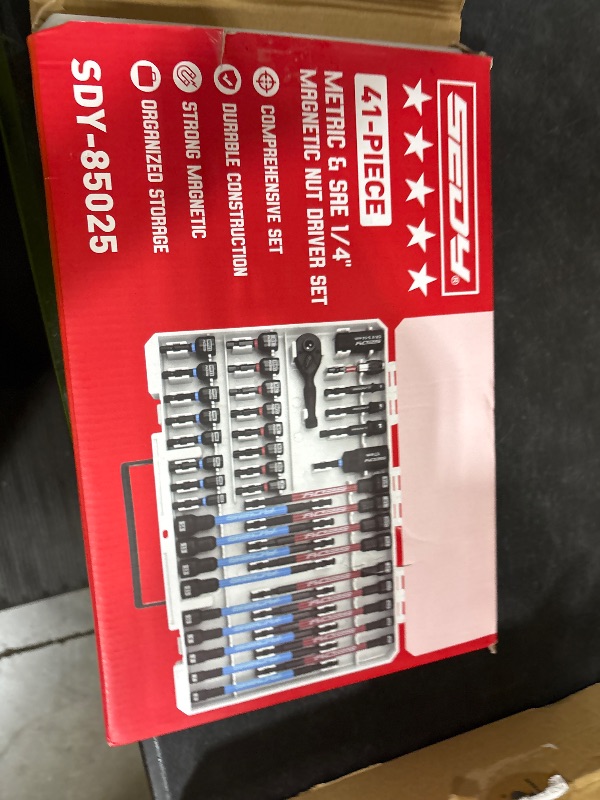 Photo 1 of SEDY 41-Piece Magnetic Impact Nut Driver Set