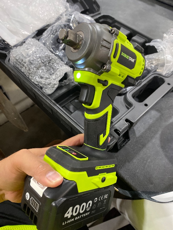 Photo 1 of Robustrue Cordless Impact Wrench - 800N.m, 1/2 inch