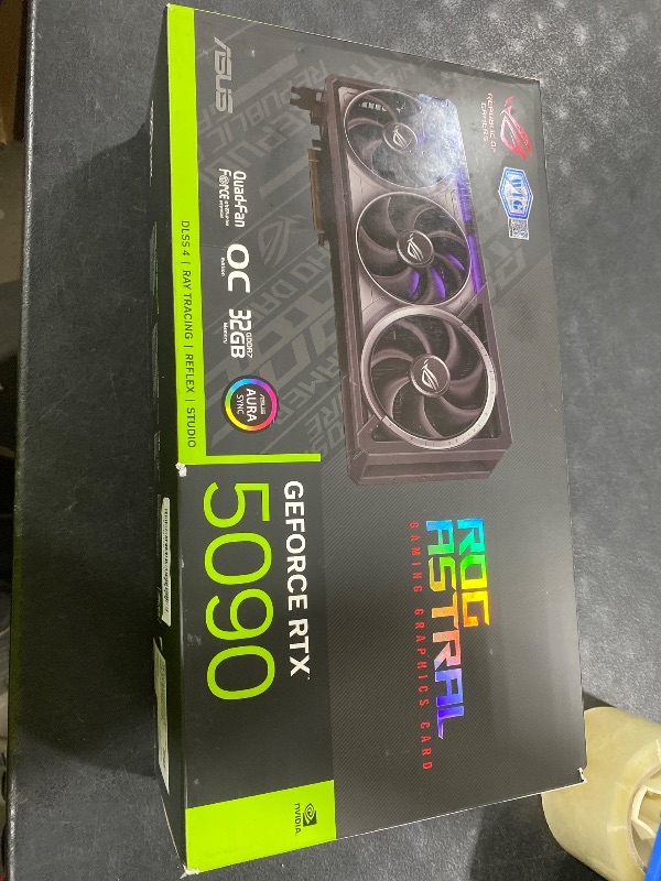 Photo 1 of ASUS ROG Astral GeForce RTX 5090 32GB GDDR7 OC Graphics Card MISSING CHIP