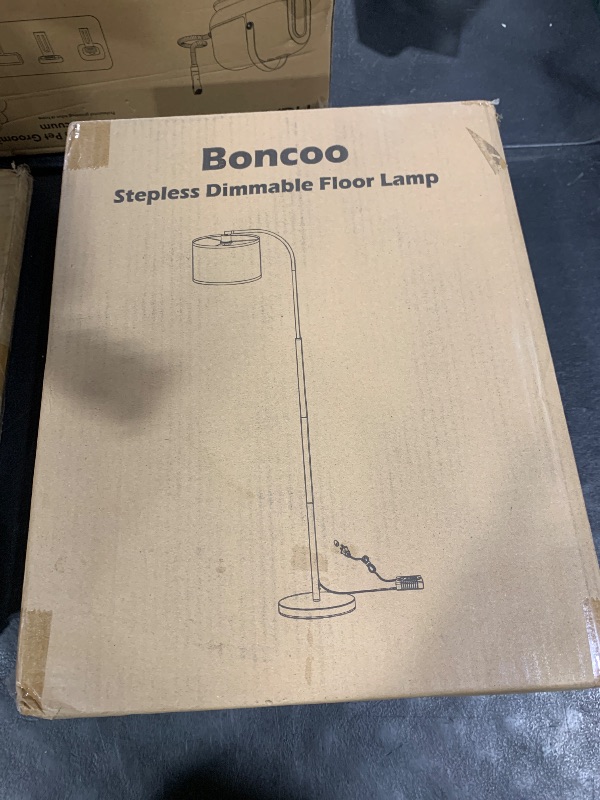 Photo 1 of Boncoo LED Dimmable Floor Lamp, Gold