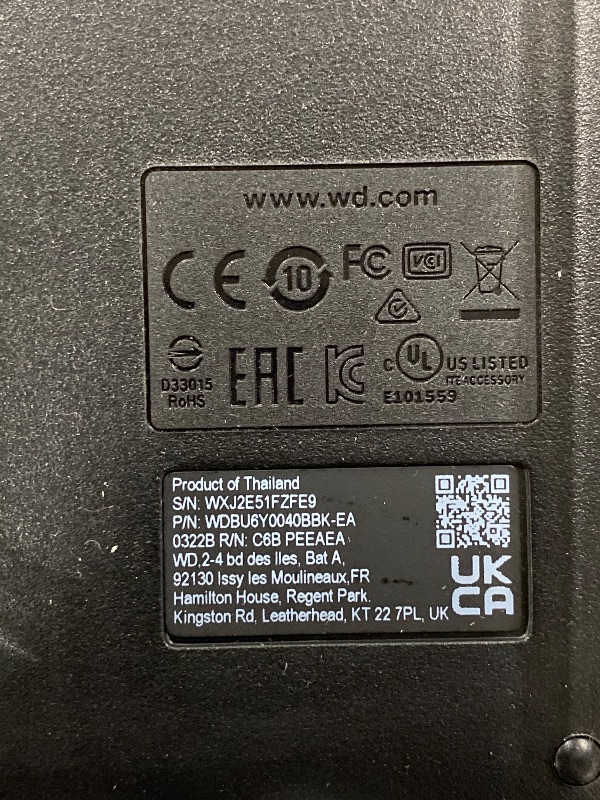View 6 of WD 4TB Elements Portable External Hard Drive