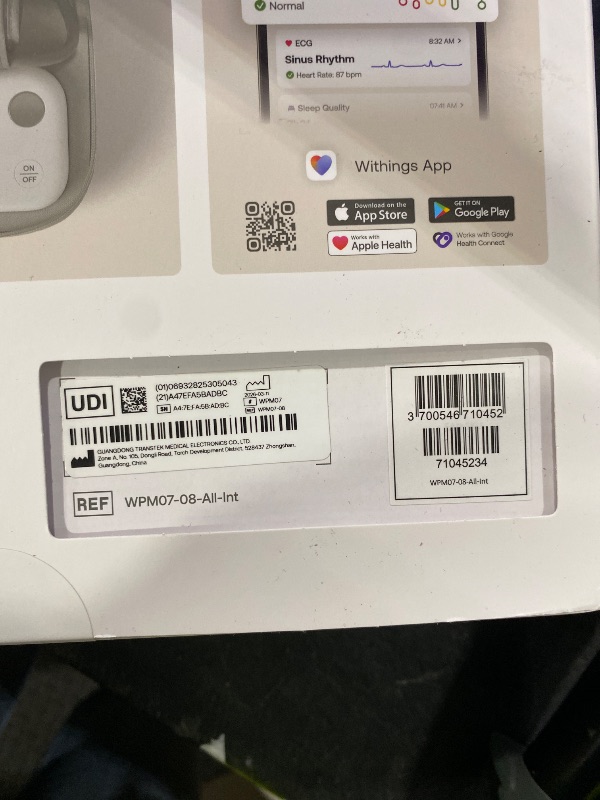 View 3 of Withings BPM Vision Blood Pressure Monitor