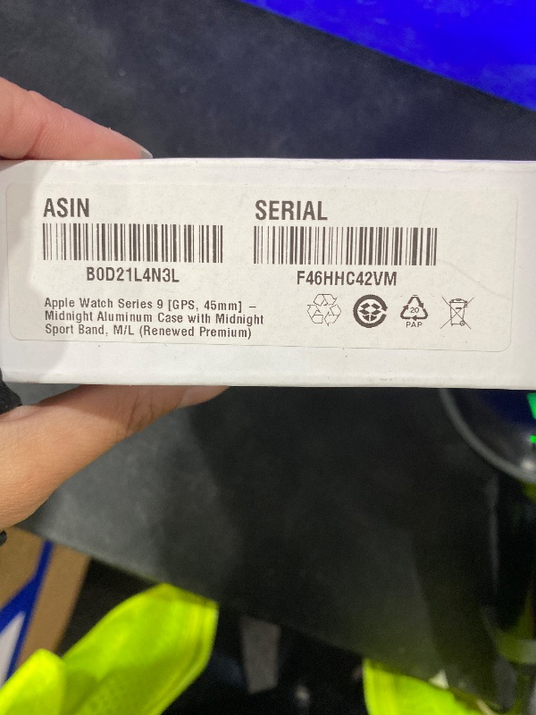 View 4 of Apple Watch Series 9 GPS 45mm Midnight Smartwatch (Renewed)