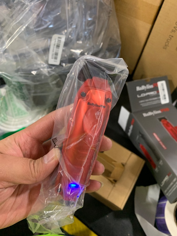 View 3 of BaBylissPRO Compact LO-PROFX High Performance Trimmer - Red
