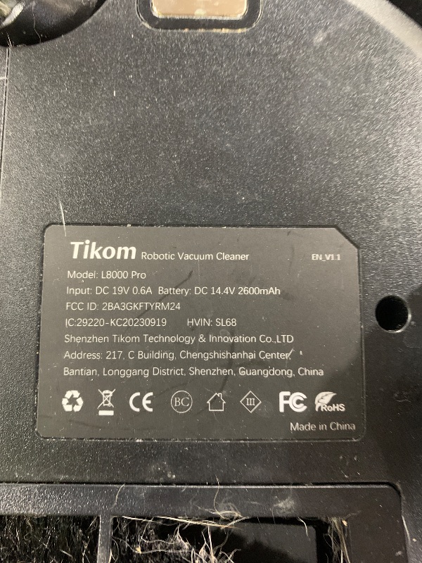 View 6 of Tikom L8000 Pro Robot Vacuum and Mop Combo