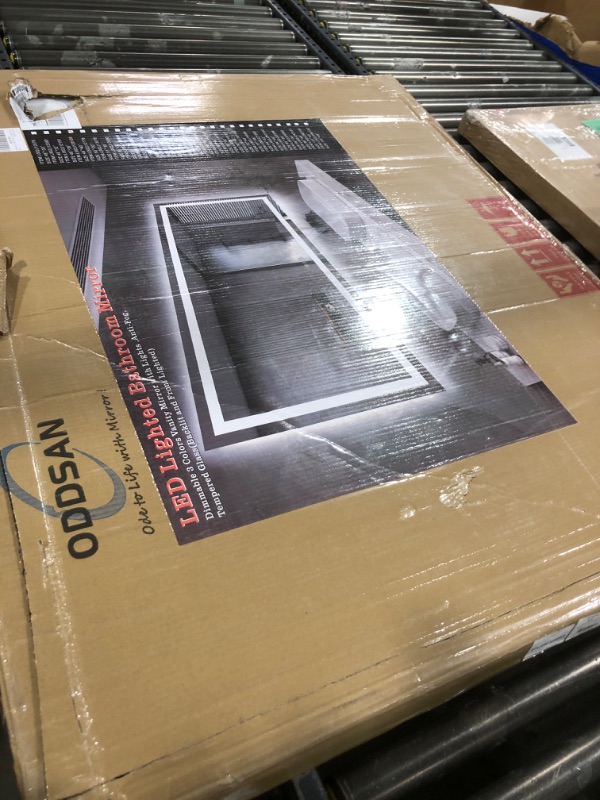 Photo 1 of ODDSAN 48x40" LED Lighted Bathroom Mirror
