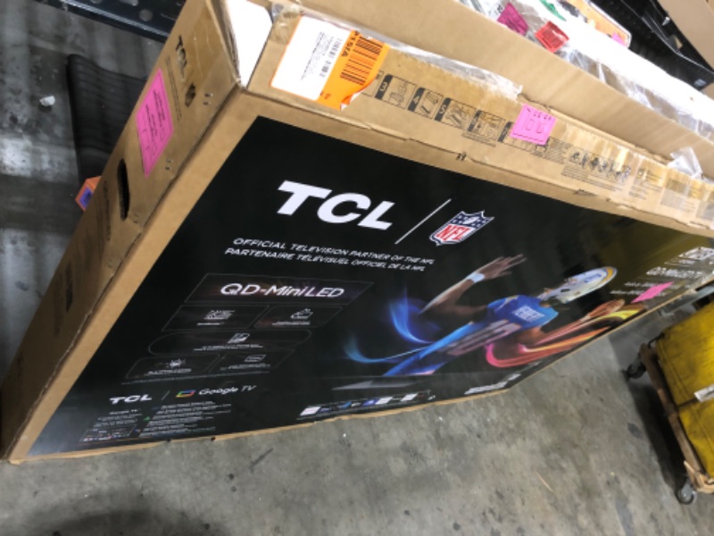 Photo 1 of TCL 65 Inch QM8K Series Mini LED QLED 4K HDR Smart Google TV