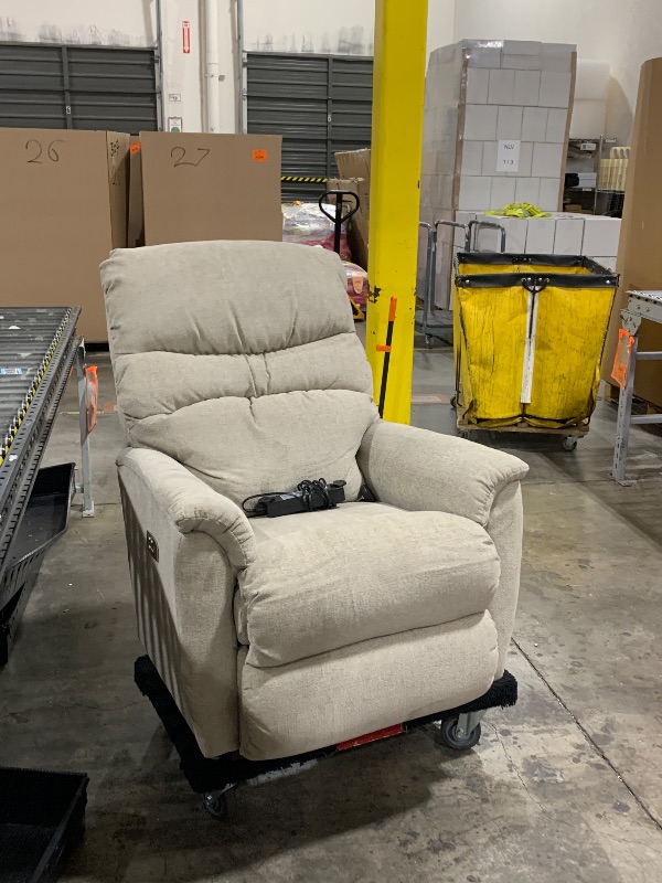 Photo 1 of Coleman power rocking recliner - grey
