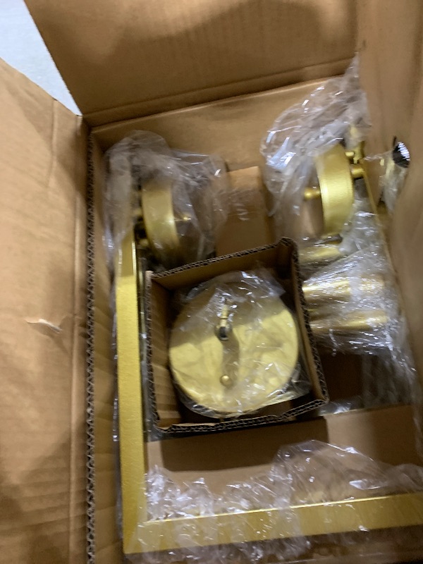 Photo 1 of Lynnoland Modern Gold 6-Light Chandelier