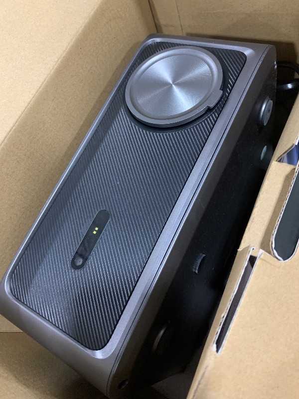 Photo 1 of HAPPRUN 3000 ANSI Lumens Outdoor Projector with Official Google TV