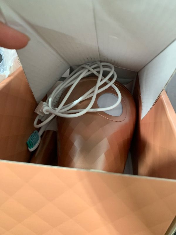View 3 of Tao Clean UV Sanitizing Sonic Toothbrush and Cleaning Station, Electric Toothbrush, Dual Speed Setting, Rose Gold