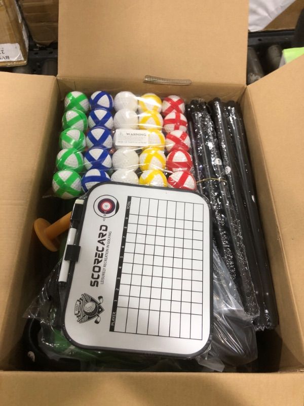 Photo 1 of URUQ Golf Chipping Game with 6 x 6 FT Large Target Mat Training Set