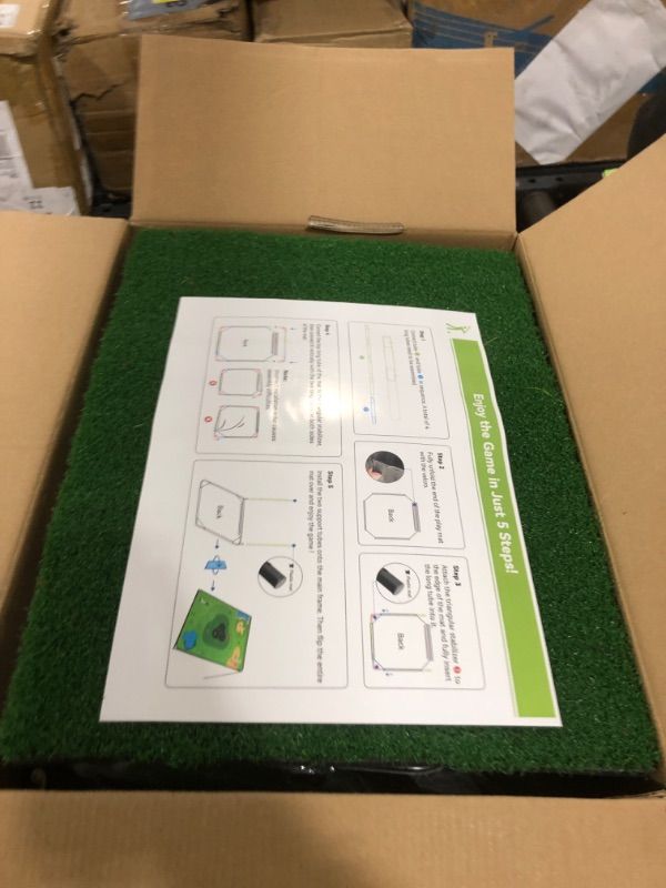 Photo 1 of URUQ Golf Chipping Game with 6 x 6 FT Large Target Mat Training Set