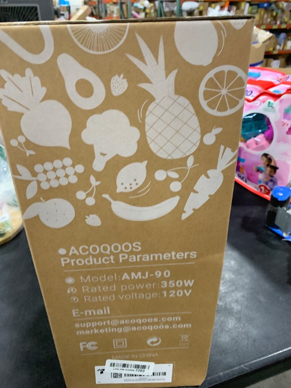 Photo 1 of ACOQOOS 3-in-1 Cold Press Juicer