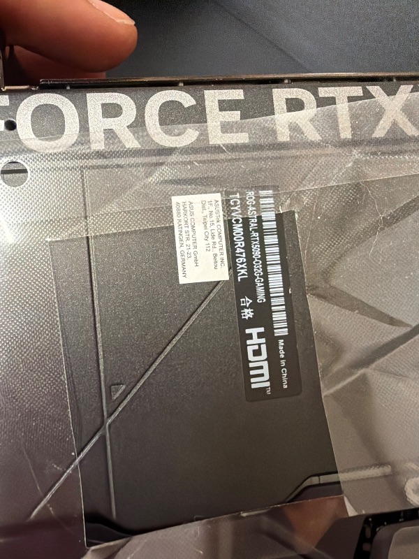 Photo 1 of ASUS ROG Astral GeForce RTX 5090 32GB GDDR7 OC Edition Gaming Graphics Card (Nvidia GeForce RTX5090, Four Fans, 3.8 Slot Design, PCIe 5.0, 2X HDMI 2.1b, 3X DisplayPort 2.1a)