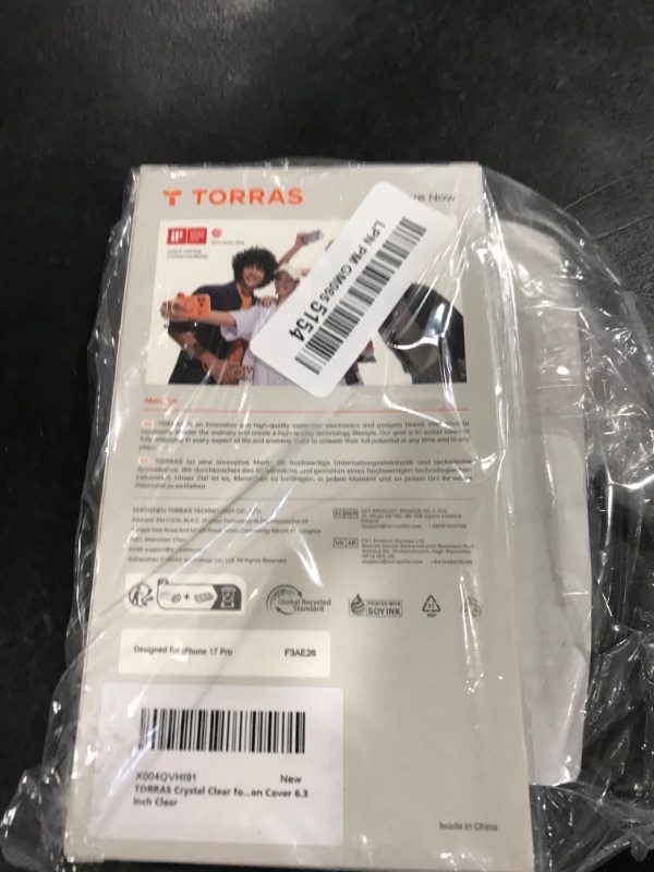 View 2 of TORRAS iPhone 17 Pro Case Clear