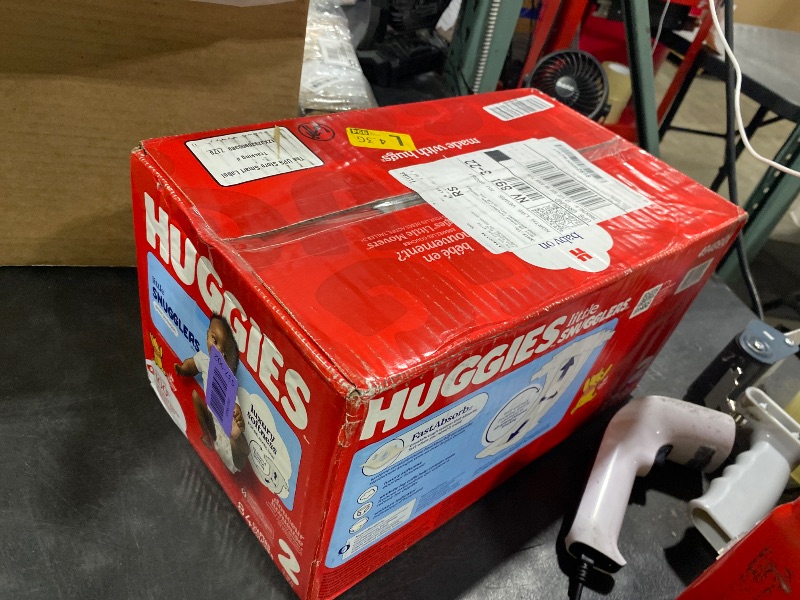 View 2 of Huggies Little Snugglers Diapers Size 2, 84 Count