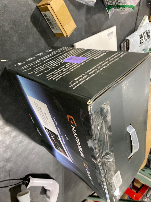 Photo 1 of HAPPRUN 3000 ANSI Lumens Outdoor Projector with Official Google TV