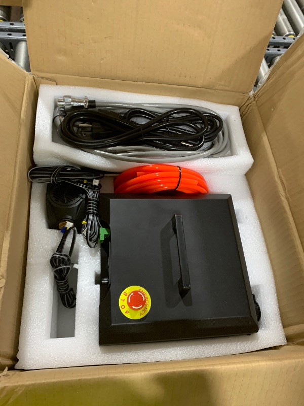 Photo 1 of Genmitsu CNC Spindle Motor Kit, 1.5KW, Water Cooled Spindle Motor, 24000 RPM ER11 Collet with Pre-Wired VFD Inverter Box & Pump - 4 Bearing Precision Motor for CNC Router Machine Engraving