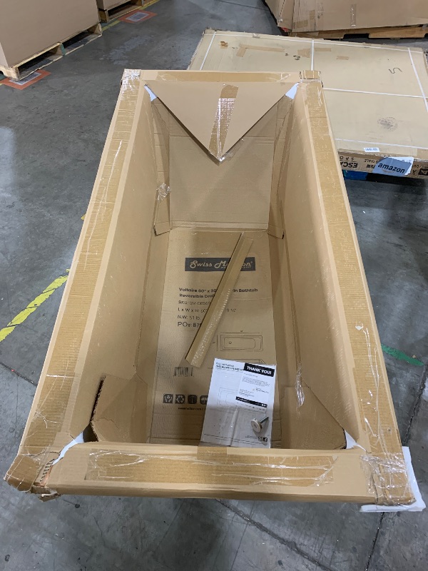 Photo 1 of Swiss Madison Voltaire 60" x 30" Reversible Drain Drop-In Bathtub