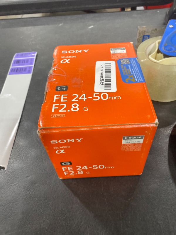 Photo 1 of Sony FE 24-50mm F2.8 G Lens