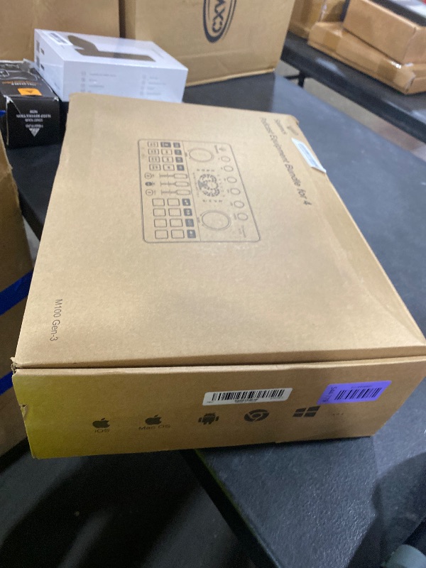 Photo 1 of SquarockTek Podcast Equipment Bundle with M100 Audio Mixer