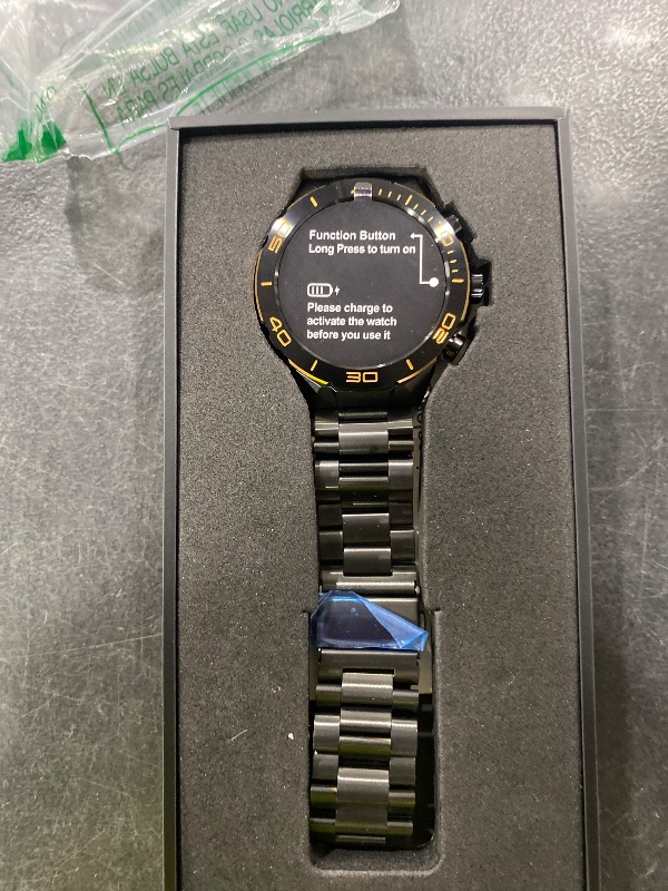 Photo 1 of SOUYIE Luxury Smart Watch for Men Bluetooth Call, 1.43" AMOLED, iOS/Android
