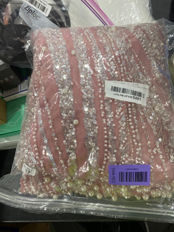 Photo 1 of VOUIAO Sequin Beaded Mermaid Prom Dress XXL
