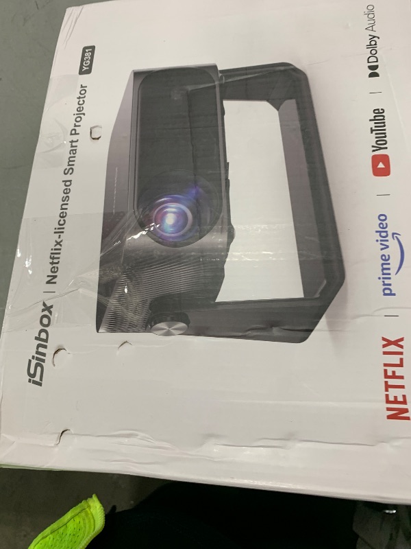 Photo 1 of iSinbox Outdoor Projector 4K, Netflix, Auto Focus, Dolby Audio