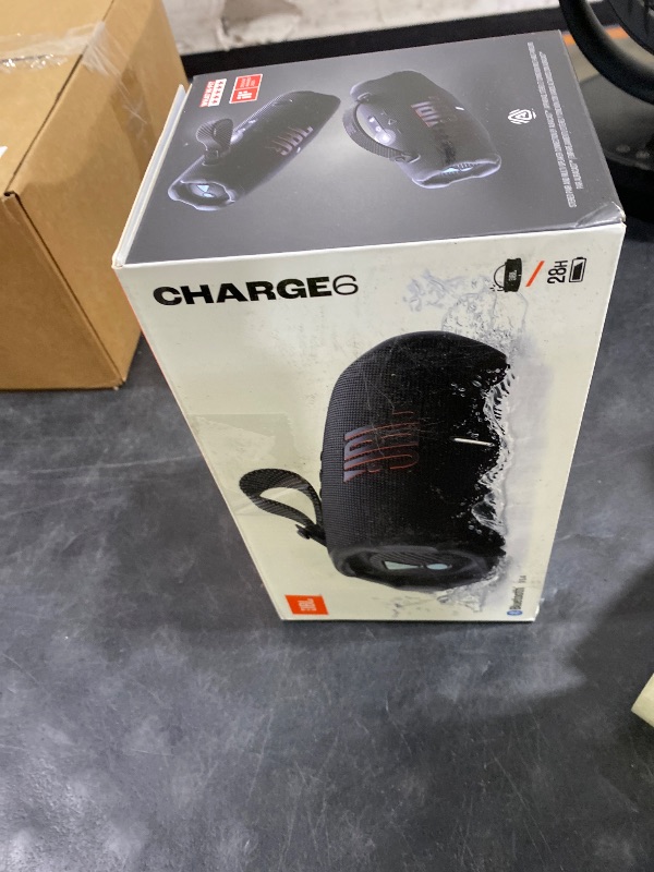 Photo 1 of JBL Charge 6 Portable Bluetooth Speaker, Waterproof, Drop-Proof - Black