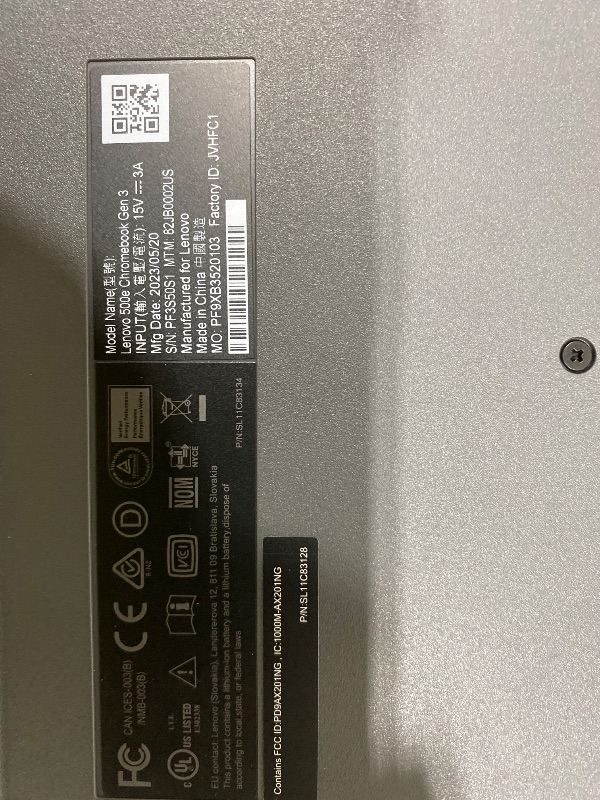 Photo 1 of Lenovo 500e G3 Celeron N5100 11.6" Touch Chromebook 8GB 64GB eMMC Gray