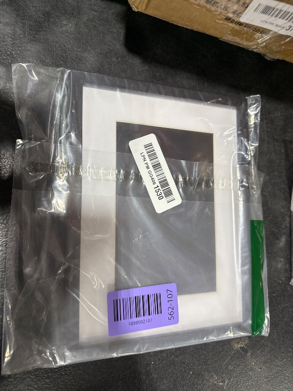 View 2 of Tinkeps 6x8 Black Aluminum Picture Frame