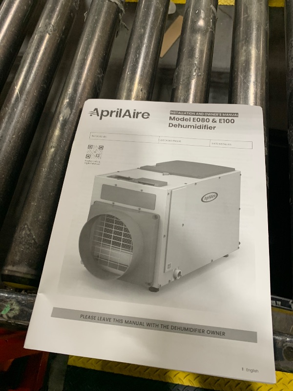 View 6 of AprilAire E080W Wi-Fi Dehumidifier