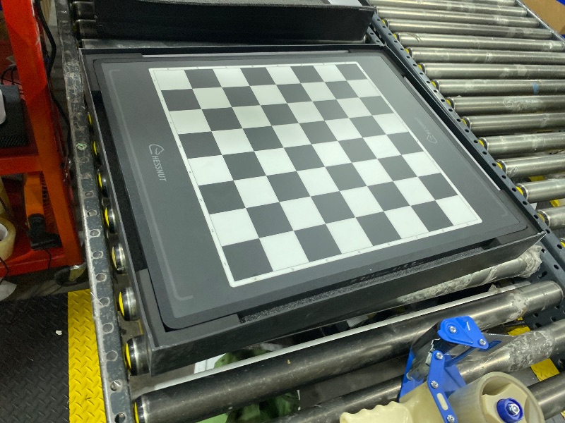 View 2 of Chessnut Move – Robotic Chessboard with Plastic Pieces, Self-Moving Pieces Simultaneously, Full Piece Recognition, Built-in Chess Engine, Voice Control & Video Integration