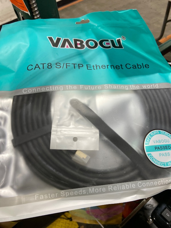 View 2 of Vabogu Cat 8 Ethernet Cable 15FT