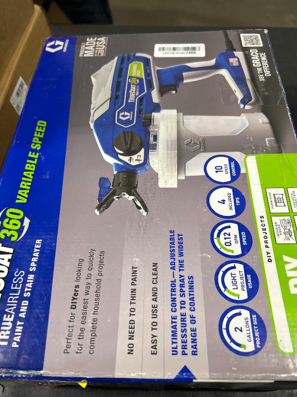 View 4 of Graco TrueCoat 360 Variable Speed Paint Sprayer
