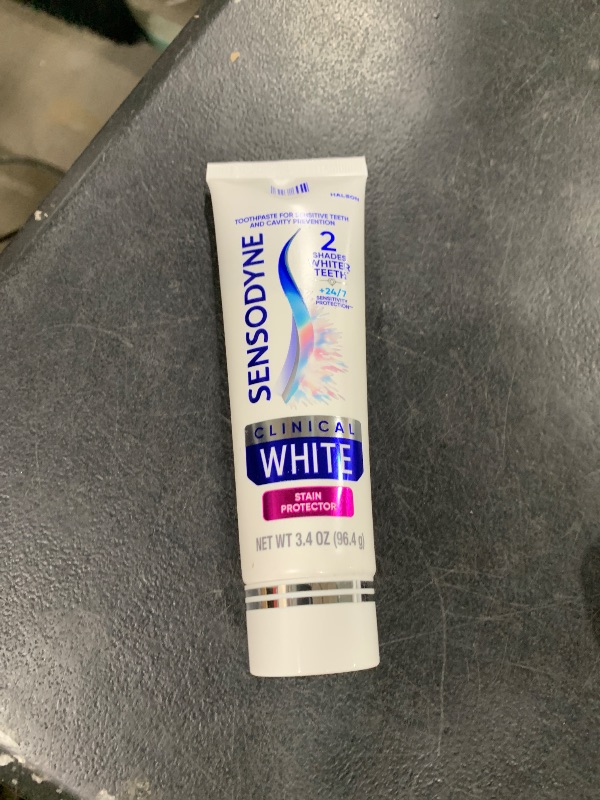 Photo 1 of sensodyne clinical white toothpaste 
