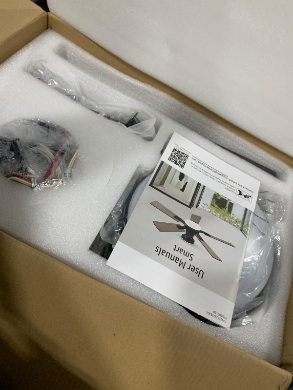 View 3 of ZMISHIBO 42 Inch Smart Ceiling Fan with RGB Light